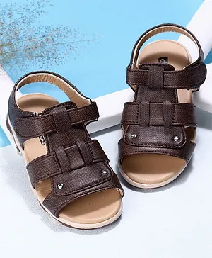 Cute Walk by Babyhug Sandals - Brown