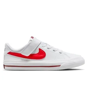 Nike Court Legacy PSV Shoes - White & Red