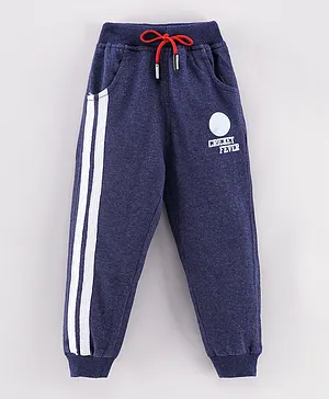 Game Begins Football Pajama Pants - Indigo Blue