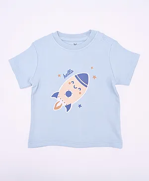 Adams Kids Rocket Print Tee - Blue