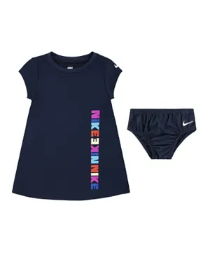 Nike Knit Dress with Bloomer - Blue