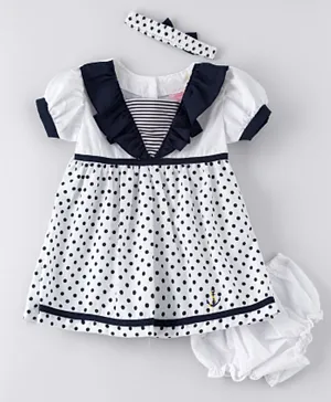 Rock a Bye Baby Dress with Bloomer - Navy