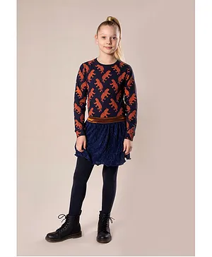 DJ Dutchjeans Tiger Dress - Navy