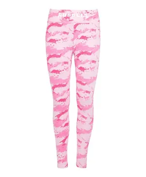 Russell Athletics All Over Camo Print Leggings - Pink