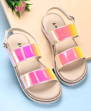 Pine Kids Velcro Closure Sandals - Pink