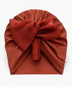 Babyqlo Infant Turban with Bow - Red