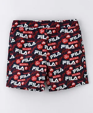 Fila Pierre Swim Shorts - Red