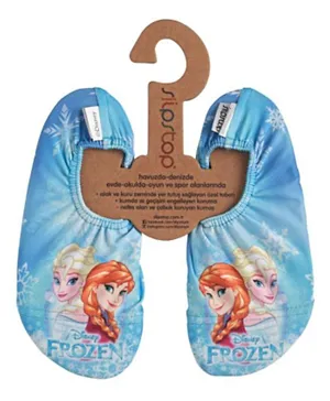 Slipstop Disney Frozen print Pool Shoes - Blue