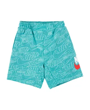 Nike NKB NSW READ AOP Shorts - Washed Teal