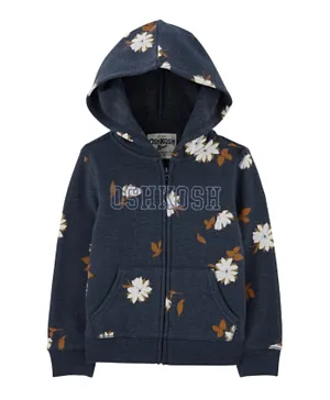 OshKosh B'Gosh     Baby Floral Print Fleece Zip Jacket - Floral