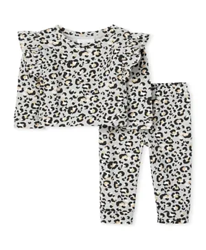 The Children's Place Leopard Print Top & Pants/Co-ord Set - Multicolor