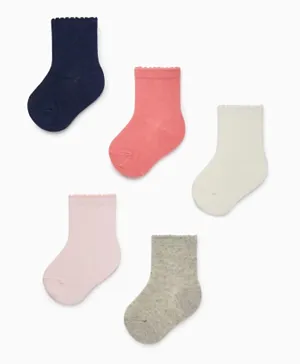 Zippy 5 Pack Socks - Multicolor