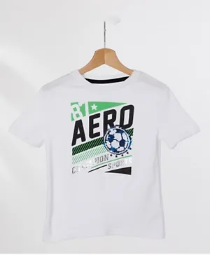 Aeropostale Champion Reversible Sequin T-Shirt - White