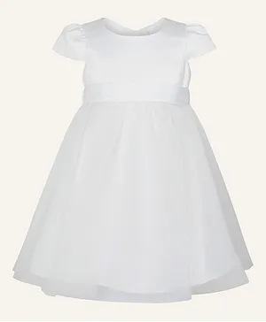 Monsoon Children Baby Tulle Skirt Bridesmaid Dress - White