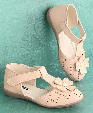 Pine Kids Bellies & Peep Toes - Beige