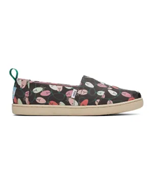Toms Forged Iron Glow In The Dark Tree Lights Alpargata Shoes - Multicolor
