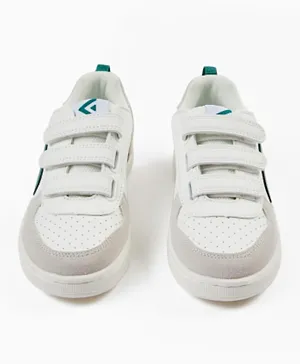 Zippy Velcro Closure Shoes - White