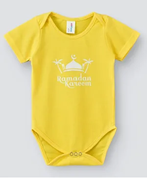 Babyqlo Ramadan Kareem Bodysuit - Yellow