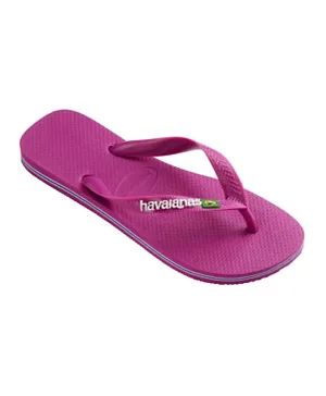 Havaianas Brazil Logo Flip Flops - Pink