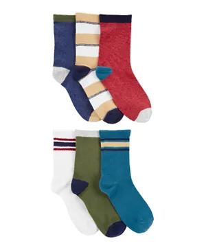 Carter's 6 Pack Comfy Fit Socks - Multicolor