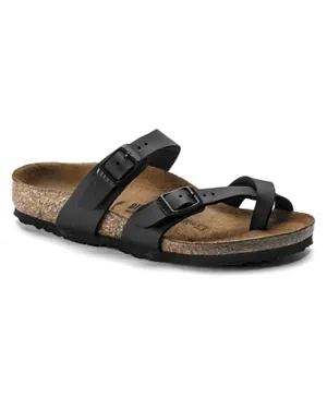 Birkenstock Mayari Kids Birkibuc Sandals - Black