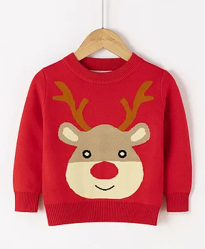 Lamar Baby Christmas  Sweater - Red