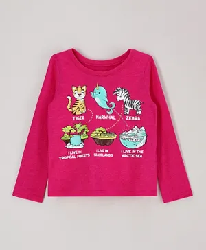 The Children's Place Animals Graphic Tee - Pink