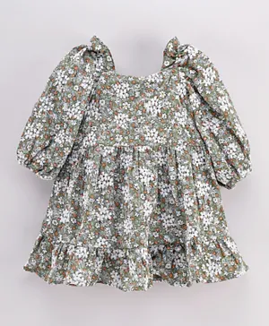 Bardot Junior Serenity Mini Floral Dress - Khaki