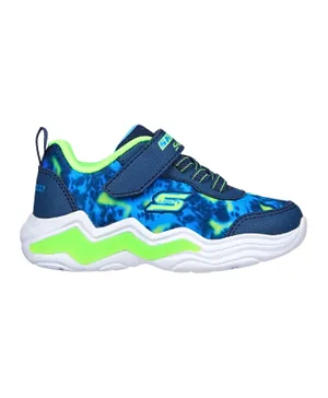 Skechers Erupters IV Shoes - Navy/Lime