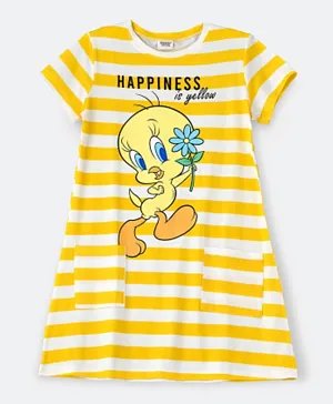Warner Bros Tweety Dress - Yellow