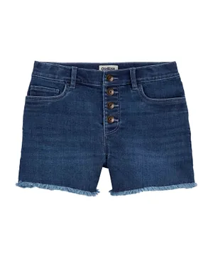 OshKosh B'Gosh Button-Front Denim Shorts - Blue