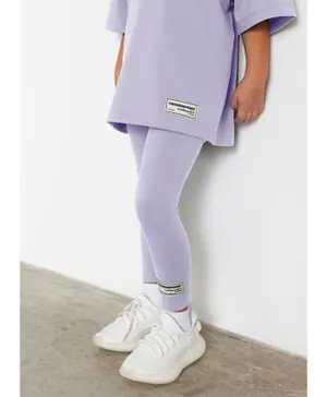 The Giving Movement Sustainable Recycled Leggings - Pastel Purple