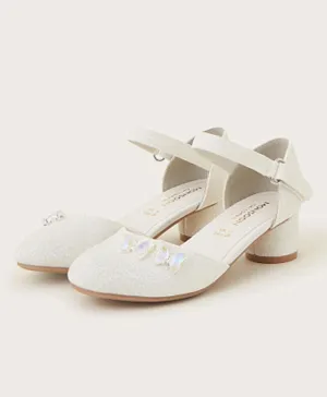 Monsoon Children Coco Butterfly Two-Part Heels - Ivory