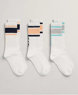 Gant 3-Pack Printed Socks - Multicolor