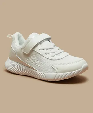 Oaklan by Shoexpress Textured Low Ankle Sneakers - White