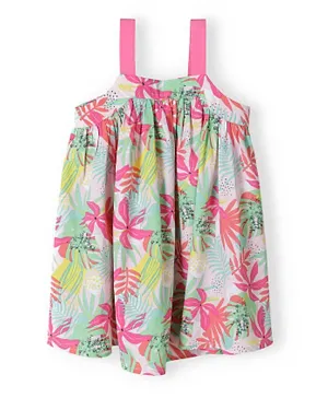 Minoti Tropical Print Summer Dress - Multicolor