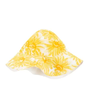 كارترز قبعة الشمس المطبوعة بنقشة زهور شاملة - أصفر