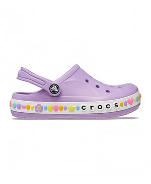 Crocs Bayaband Charm Band Clogs T - Orchid