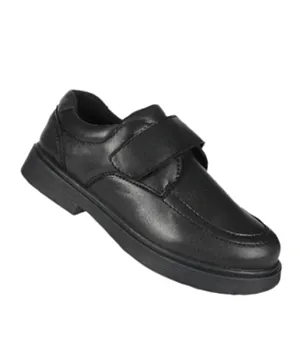 Ninos Velcro Closure School Shoes - Black