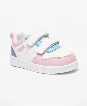 Flora Bella by ShoeExpress  Panelled Sneakers - Multicolour
