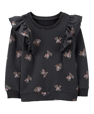 OshKosh B'Gosh     Floral Print Sweatshirt - Black
