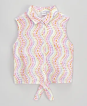 LC Waikiki Printed Sleeveless Shirt - Multicolor