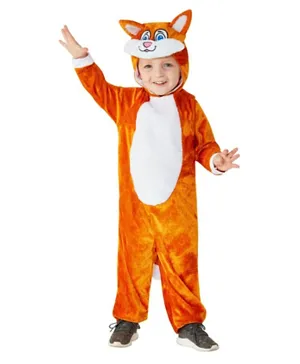 Smiffys Toddler Cat Costume - Orange