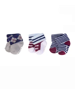 Hudson Childrenswear 3 Pack Soft Stretchy Socks - Multicolor