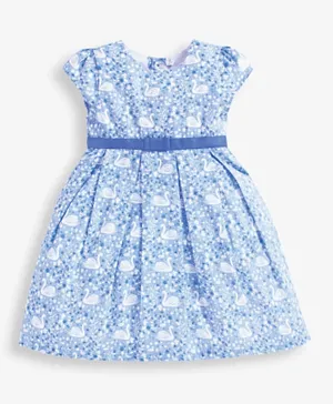JoJo Maman Bebe Swan Dress - Blue