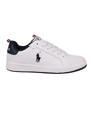Polo Ralph Lauren Heritage Court Shoes - White
