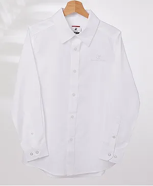 Beverly Hills Polo Club Logo Embroidered Shirt - White