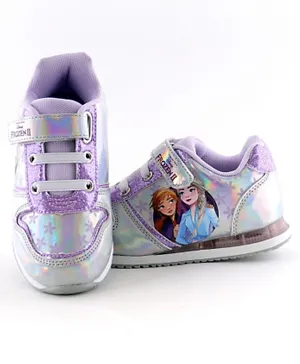 Disney Frozen II Slip On Sneakers with Light Up - Purple