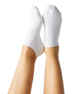 Prickly Pear Ribbed Ankle Socks - Pack of 3