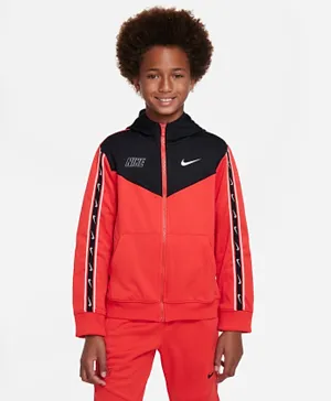 Nike Long Sleeves Sweat Jacket - Orange